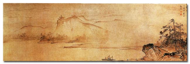 Ancient Chinese Painting  mountains - Staré čínské malby hory